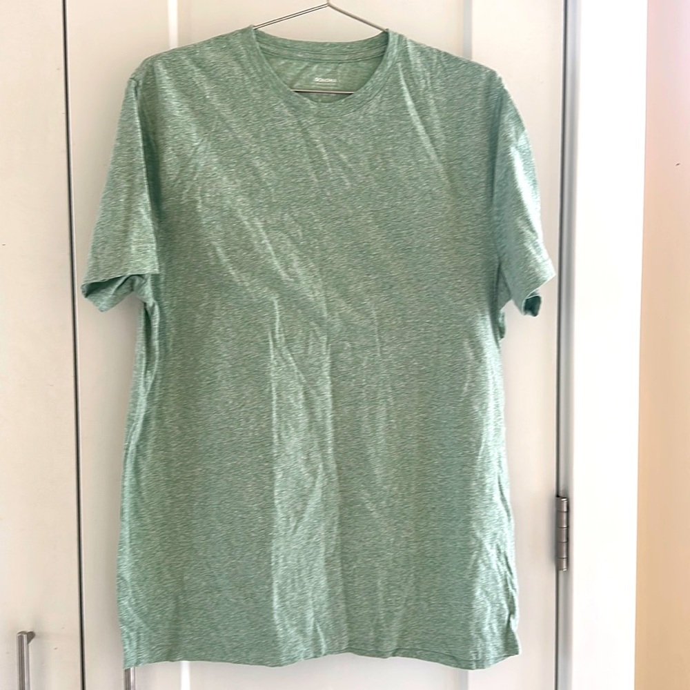Men’s Sonoma everyday short-sleeved light green Tee, size L